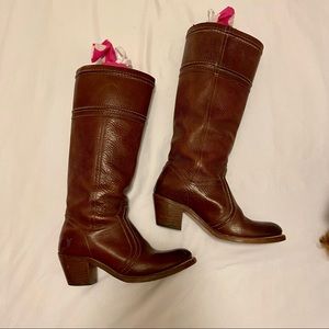 Frye Jane Tall Boot - Cognac
